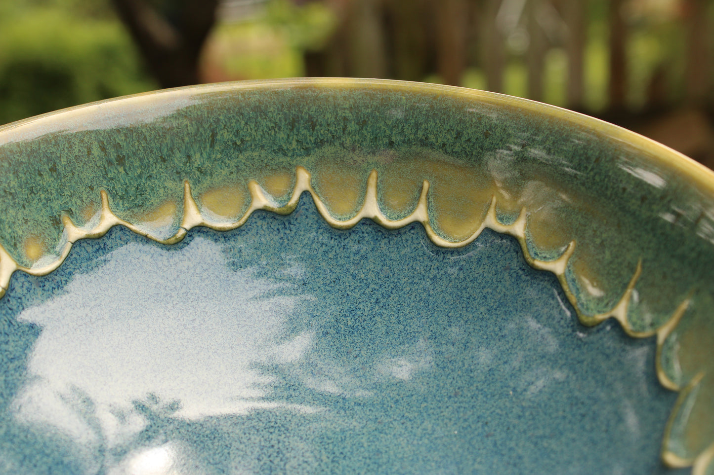 Porcelain Slip Trailed Bowl 13