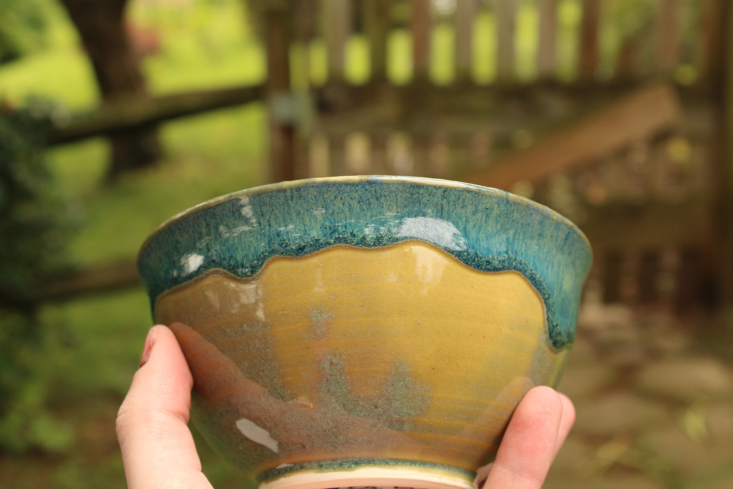 Porcelain Slip Trailed Bowl
