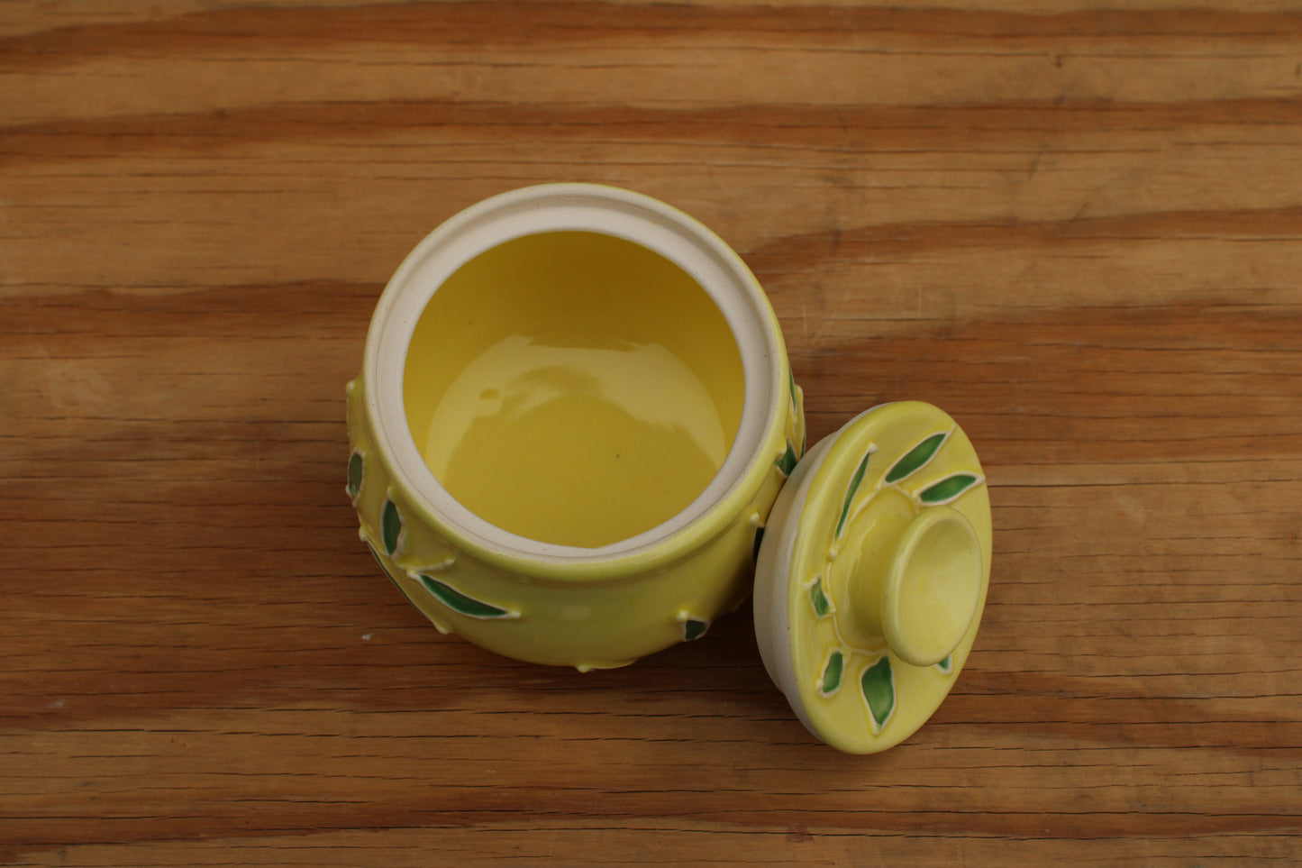 Porcelain Slip-Trailed Jar 7