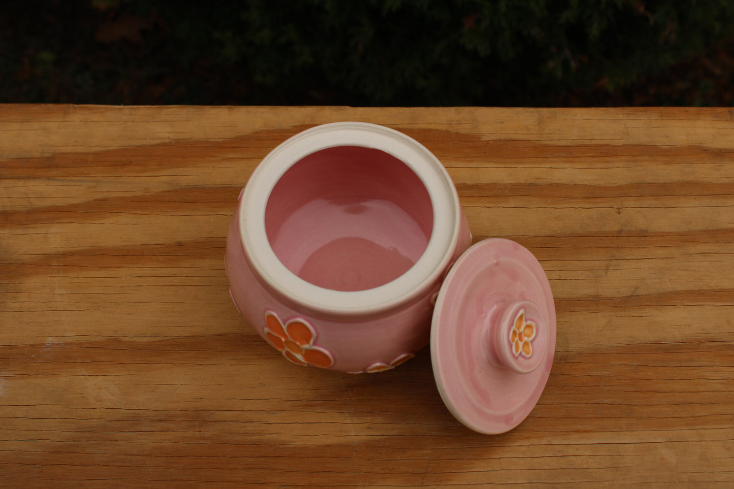 Porcelain Slip-Trailed Jar 5