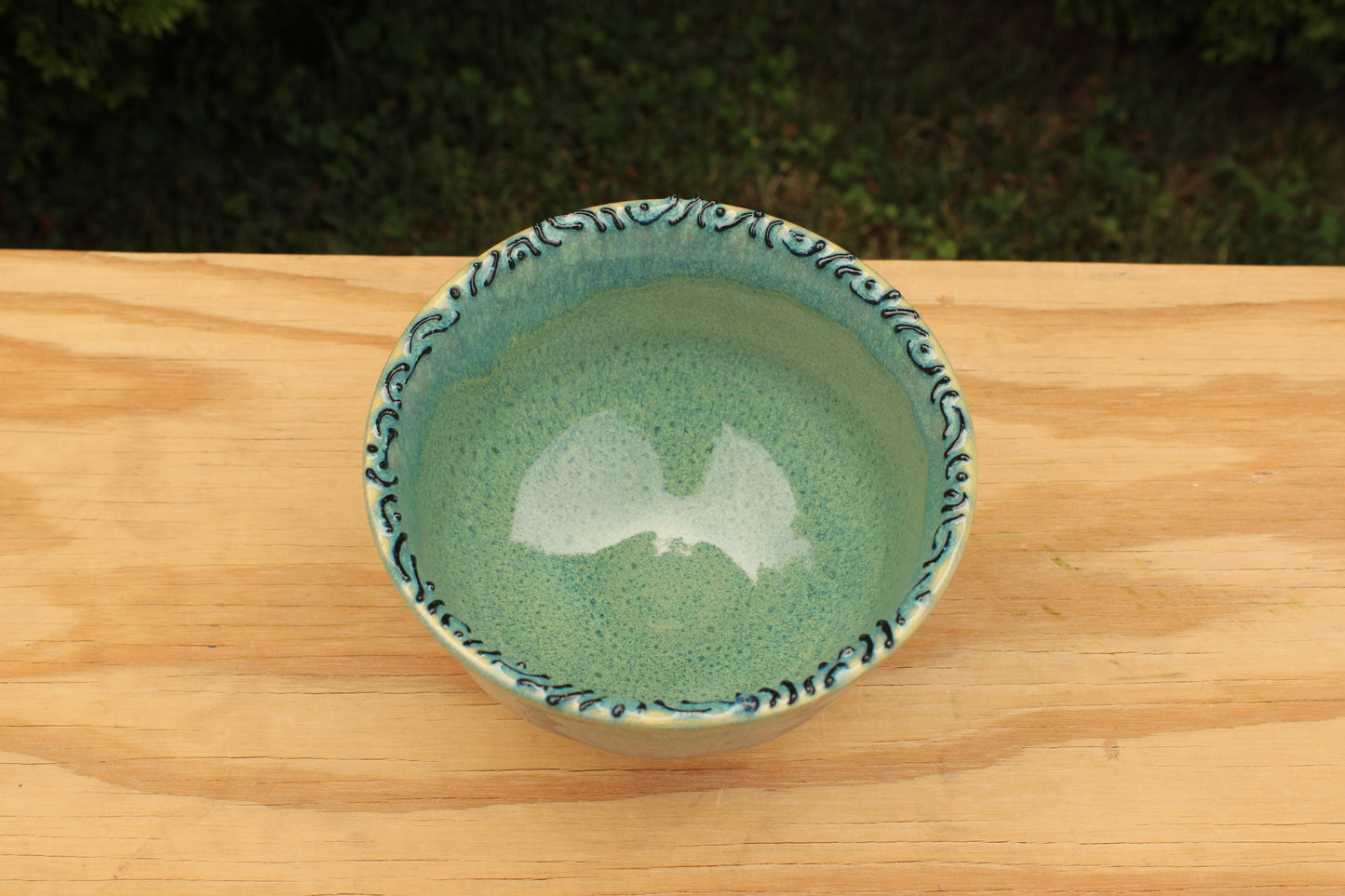 Porcelain Slip Trailed Bowl 26
