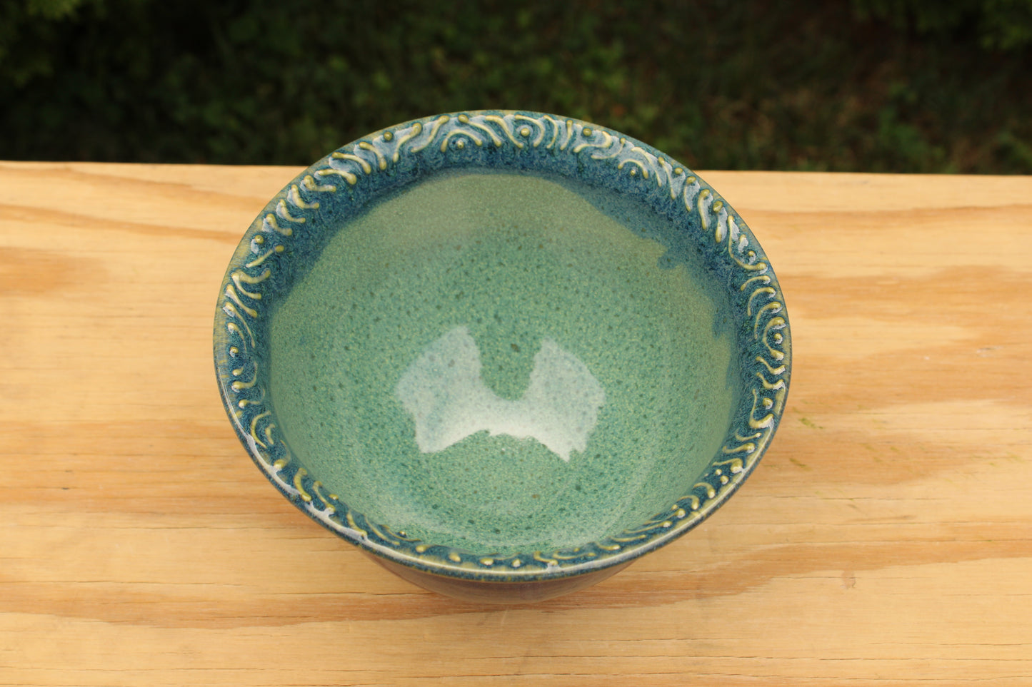 Porcelain Slip Trailed Bowl 31