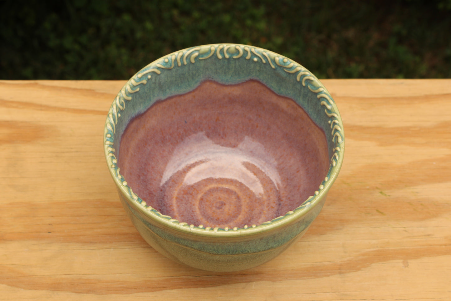 Porcelain Slip Trailed Bowl 20