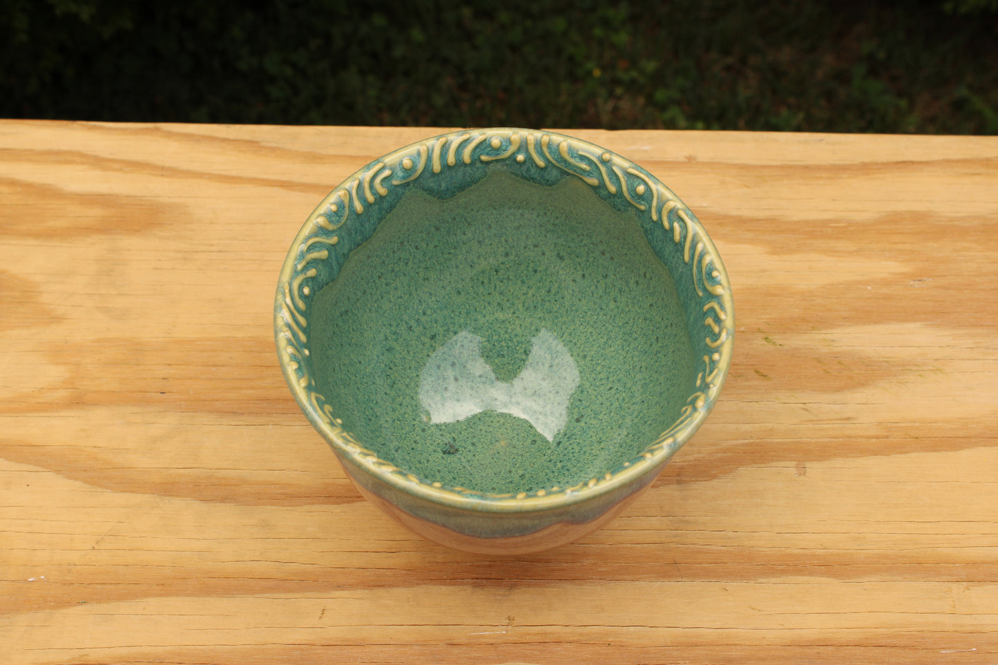 Porcelain Slip Trailed Bowl 36