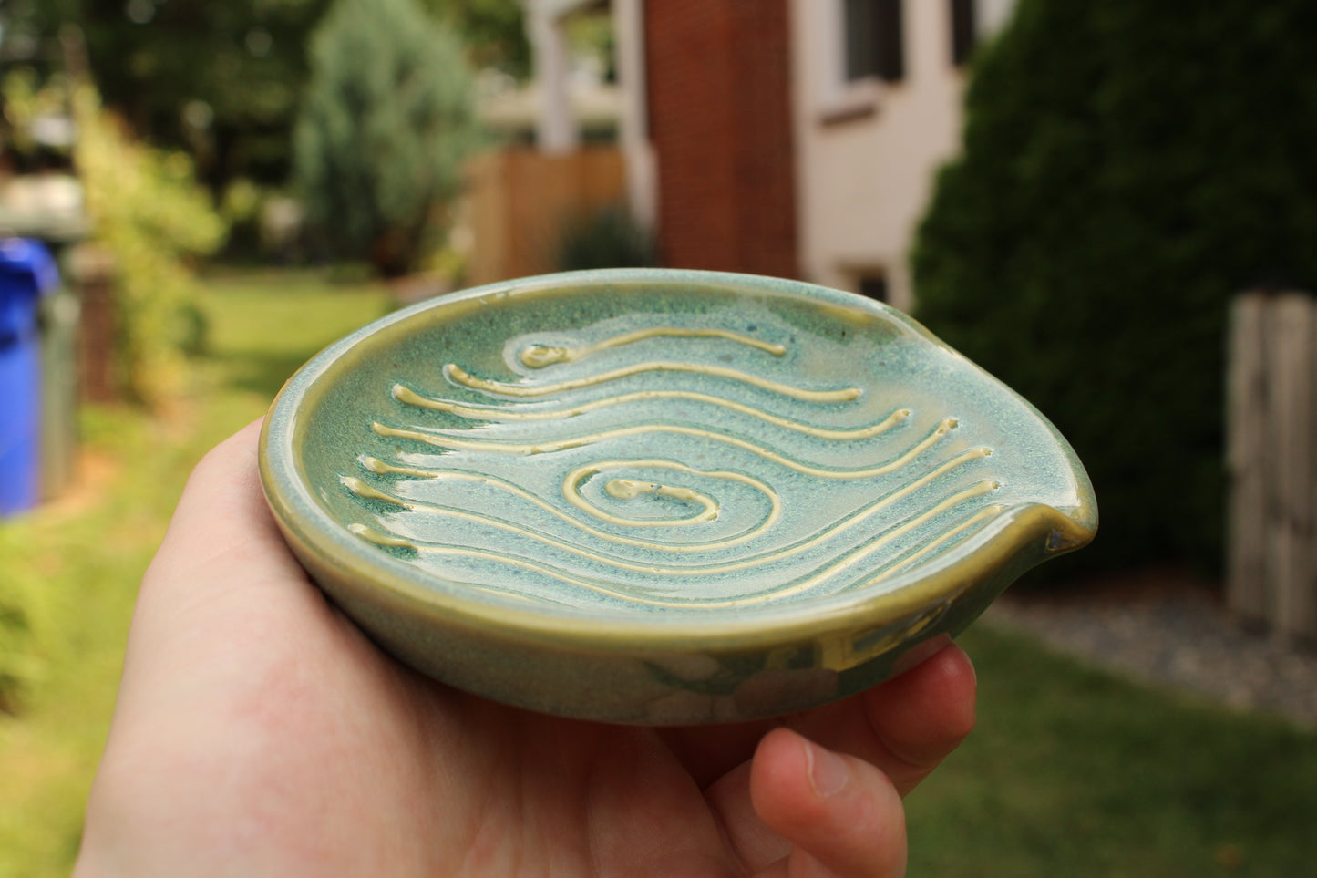 Slip Trailed Spoon Rest 54