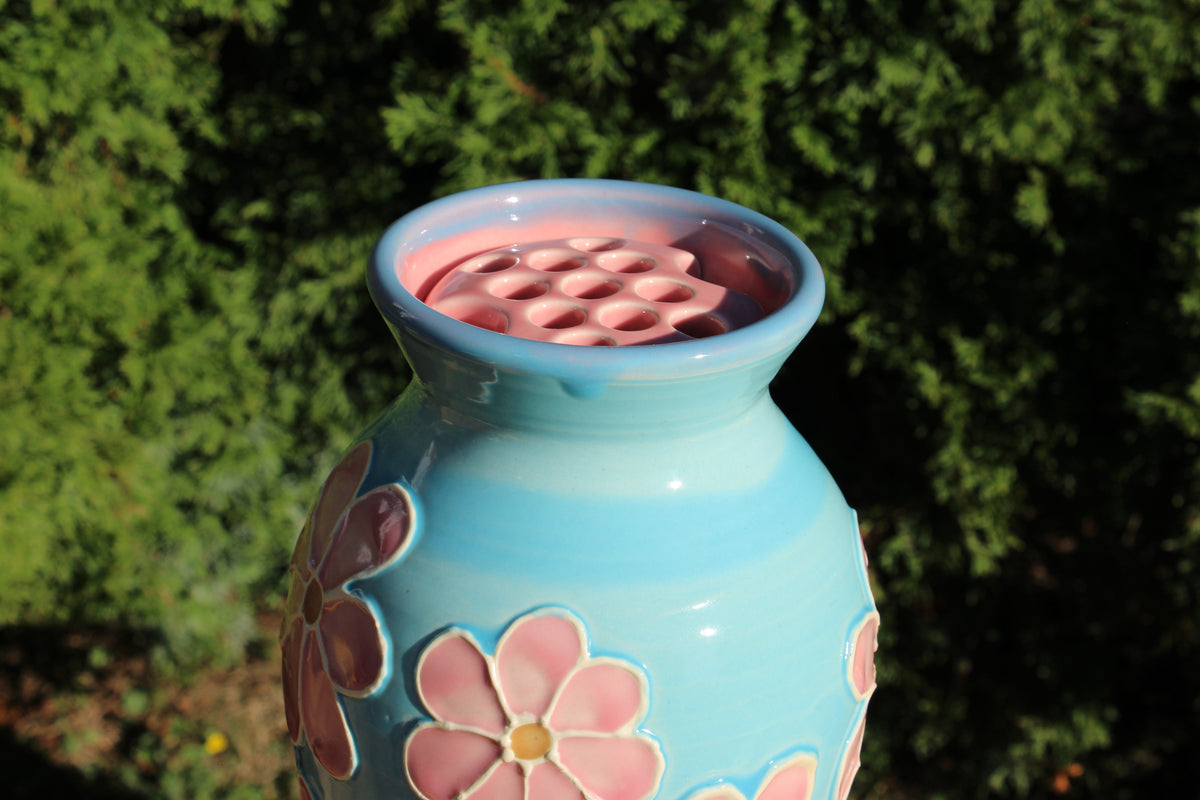 Large "Stained Glass" Vase 13