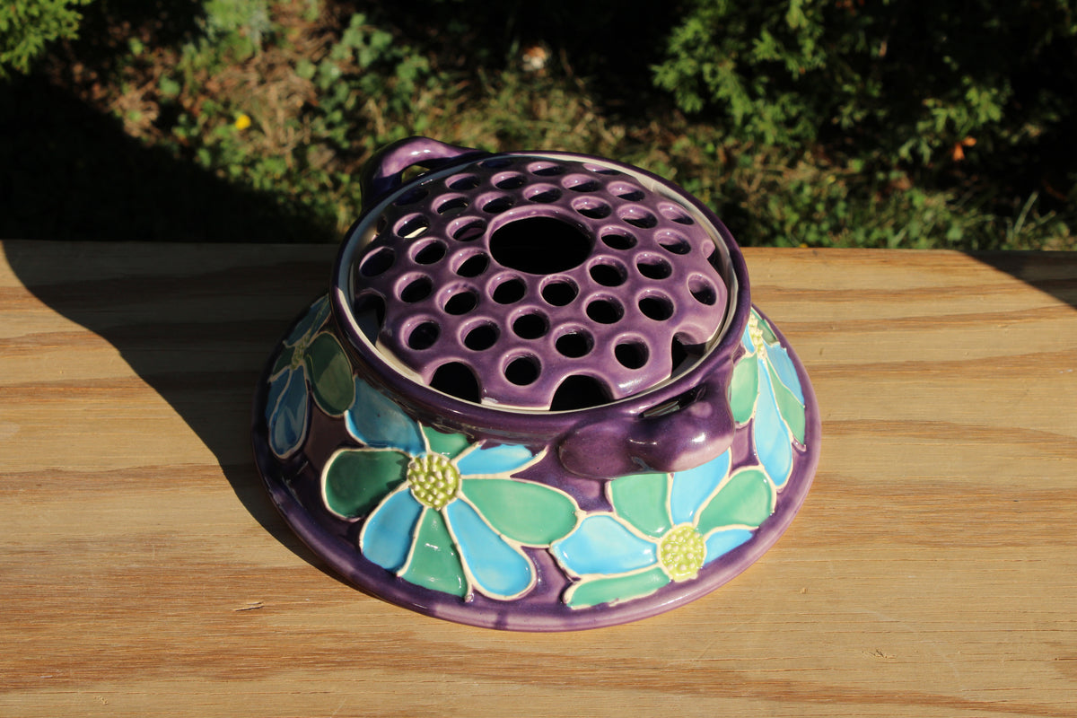 Short "Stained Glass" Vase 15