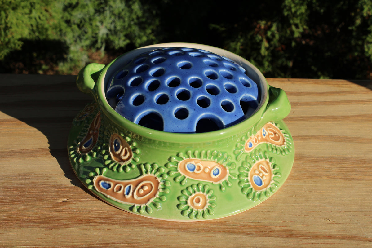 Short "Stained Glass" Vase 16
