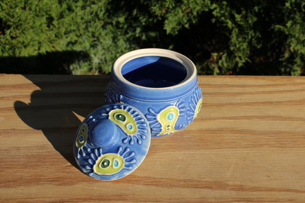 Porcelain Slip-Trailed Jar 26