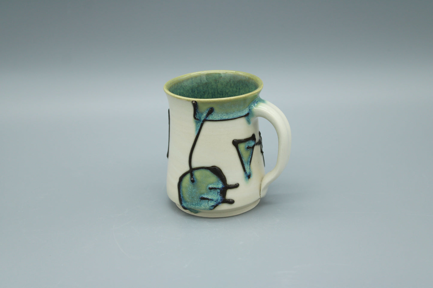 Green Porcelain Shape Mug 1