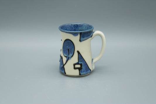 Blue Porcelain Shape Mug 2