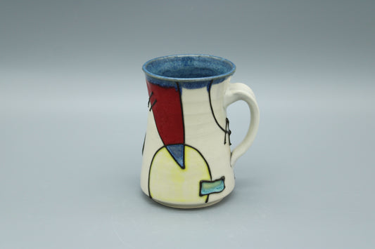 Multicolor Porcelain Shape Mug 1