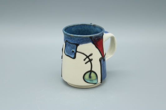 Multicolor Porcelain Shape Mug 2