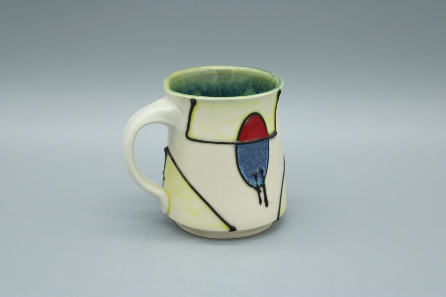 Multicolor Porcelain Shape Mug 3