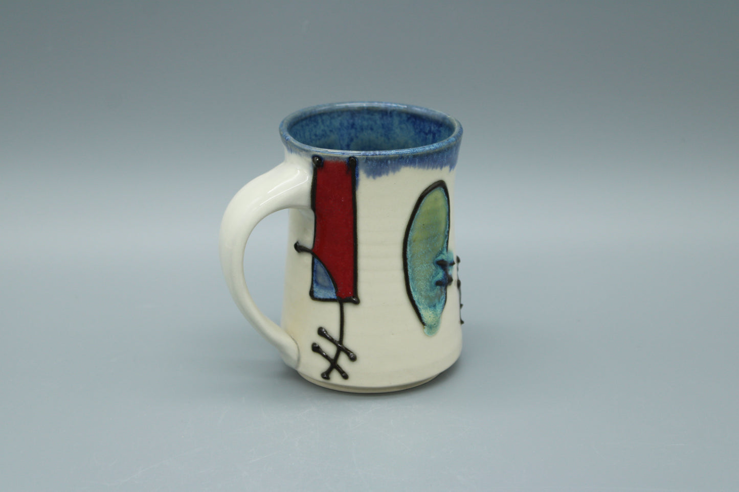 Multicolor Porcelain Shape Mug 4