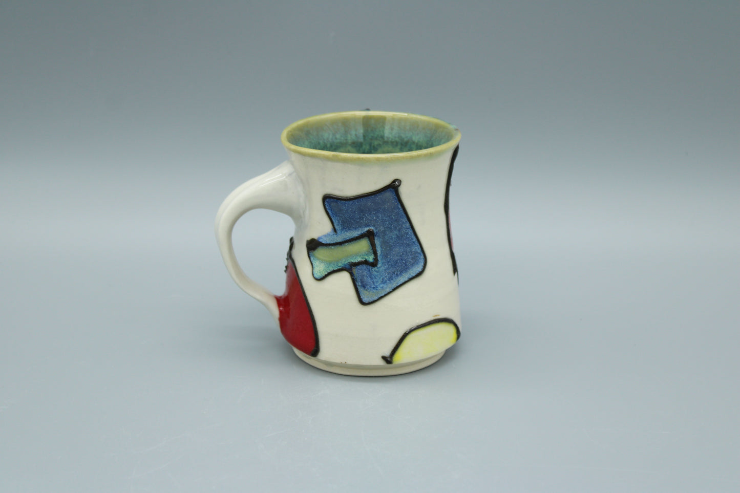 Multicolor Porcelain Shape Mug 5