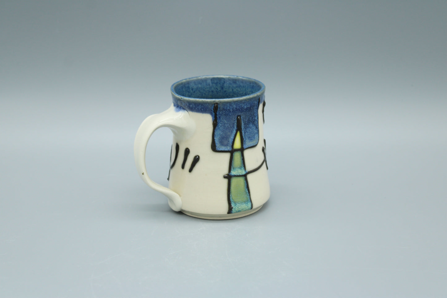 Multicolor Porcelain Shape Mug 6