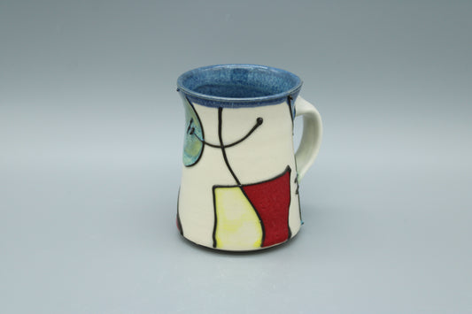 Multicolor Porcelain Shape Mug 7