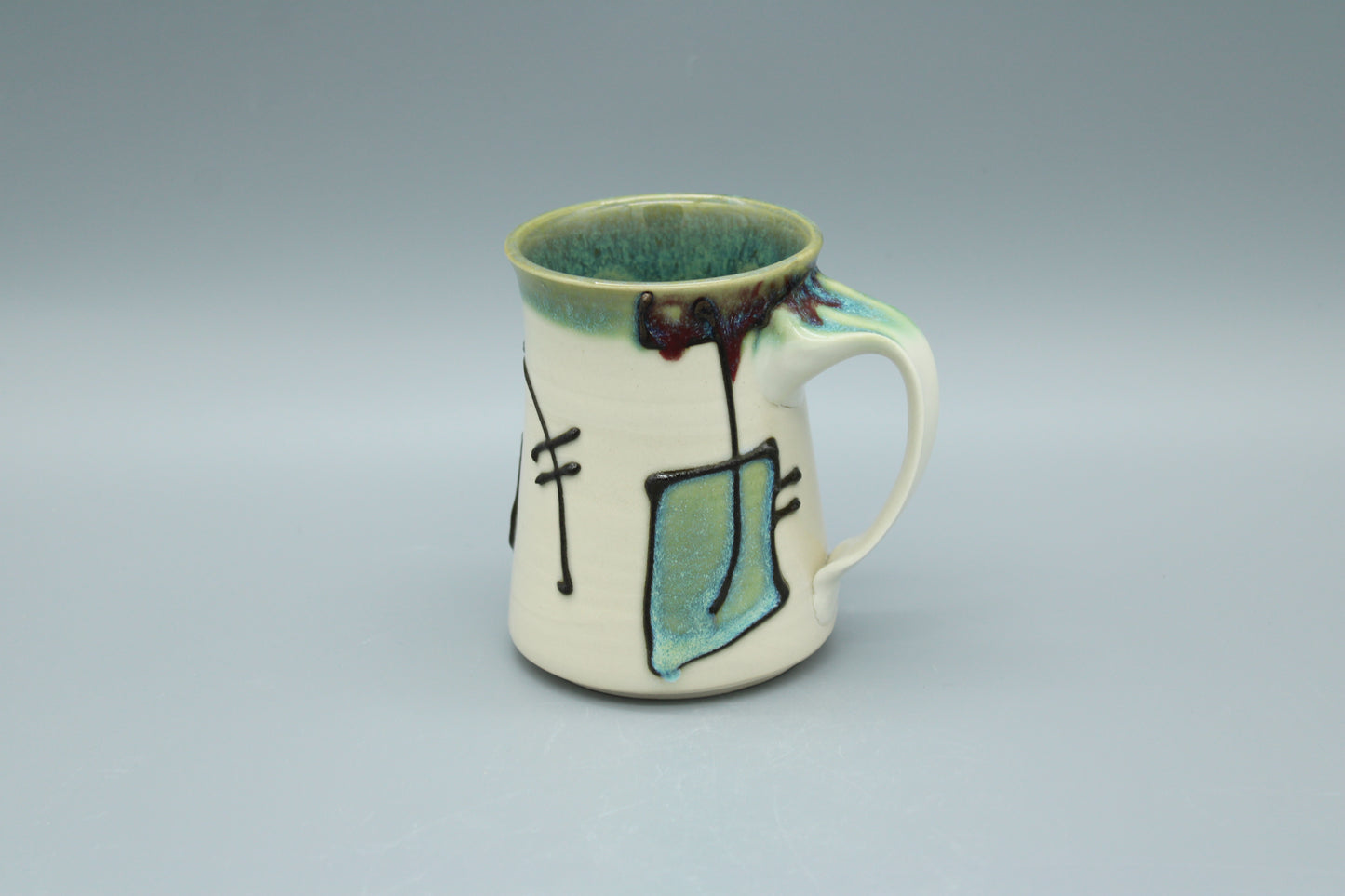 Multicolor Porcelain Shape Mug 8