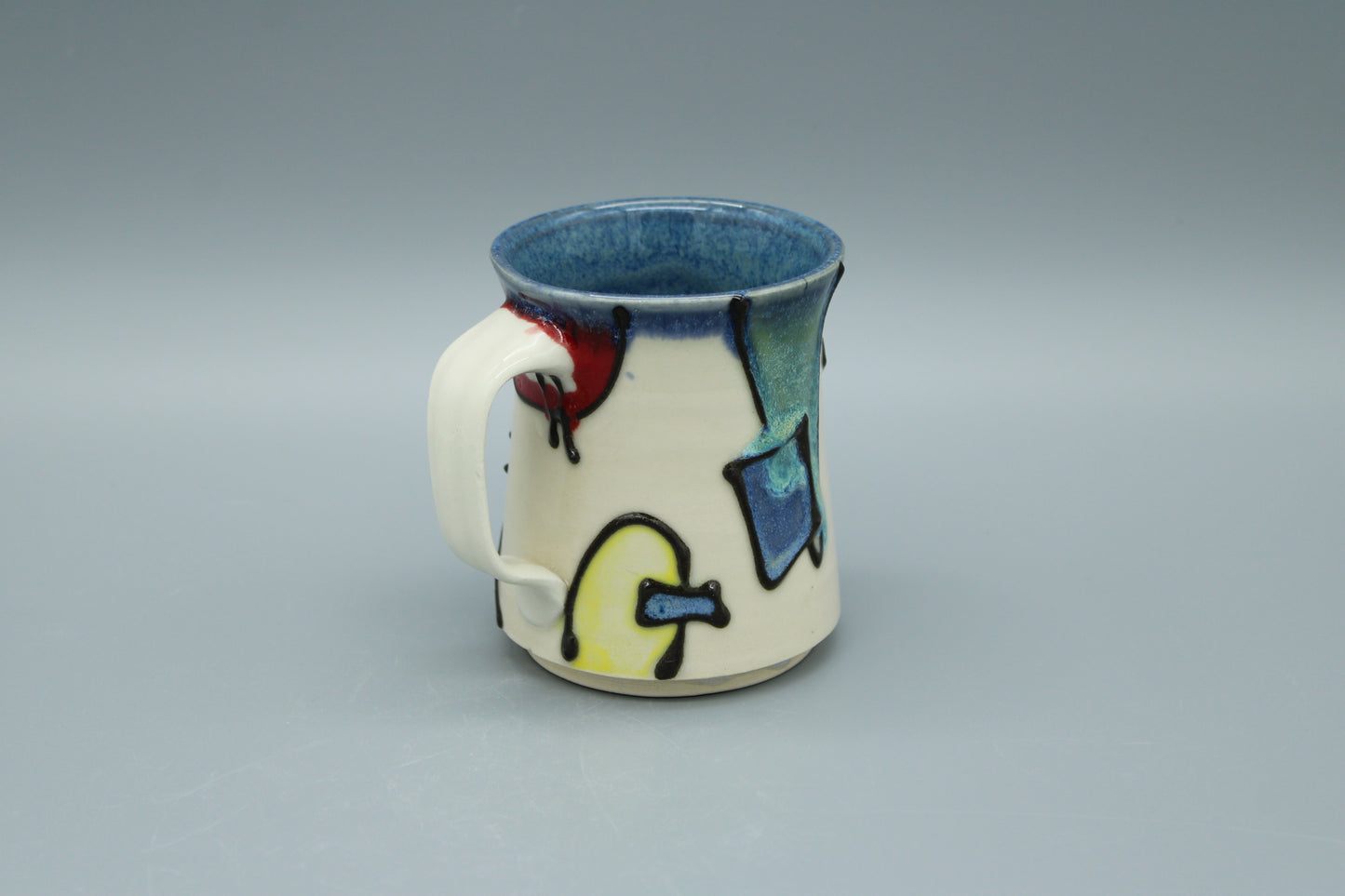 Multicolor Porcelain Shape Mug 9