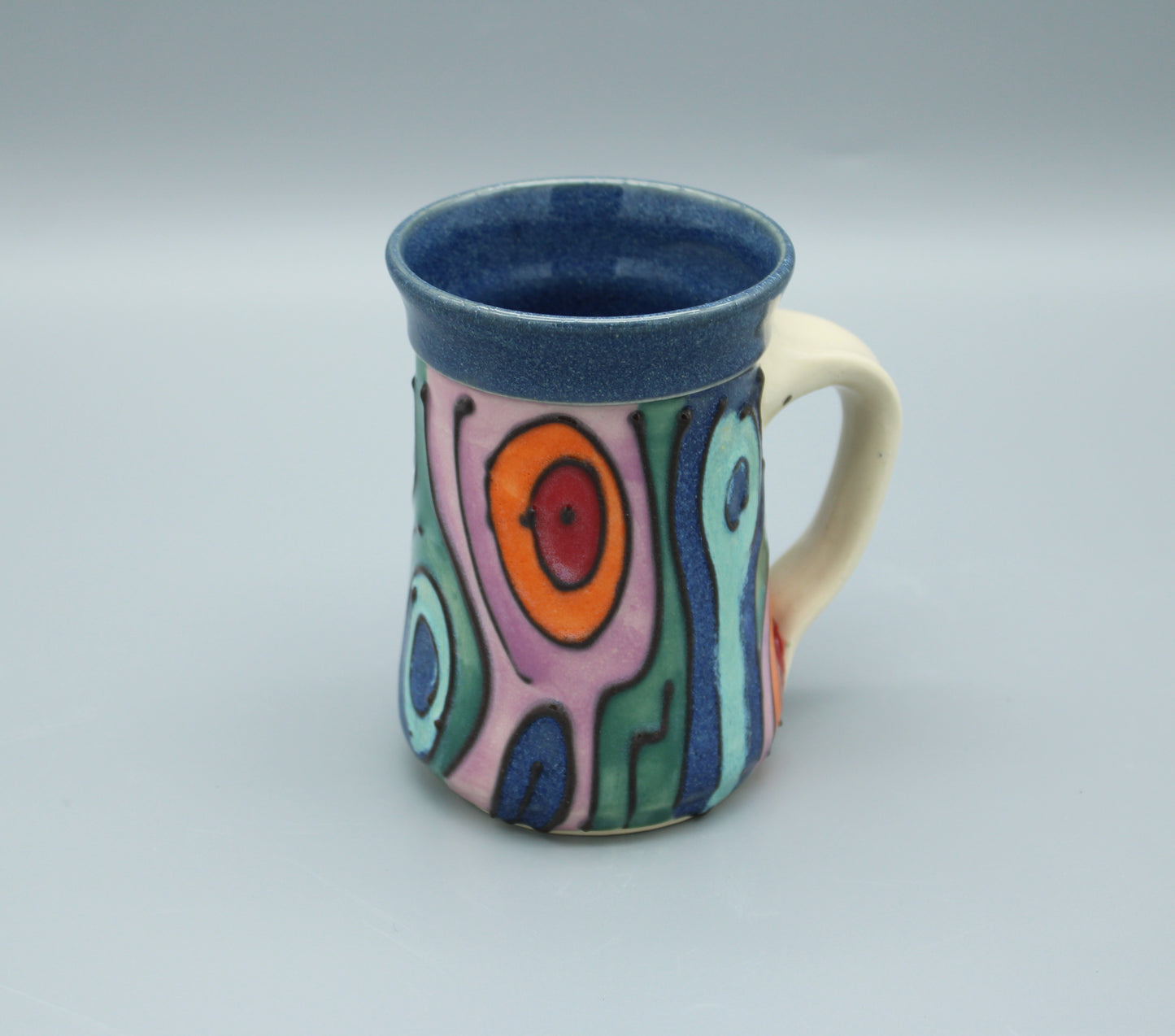 Rainbow Slip Line Mug 1