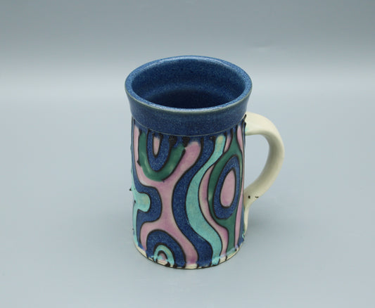 Rainbow Slip Line Mug 2