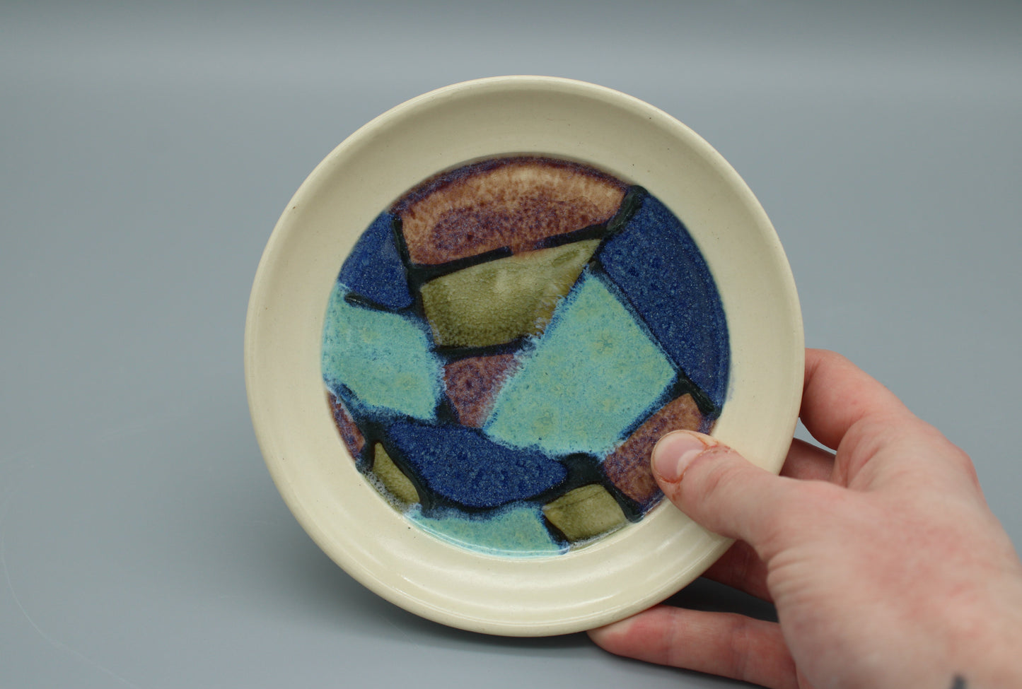 Small “Stained Glass” Dish 2