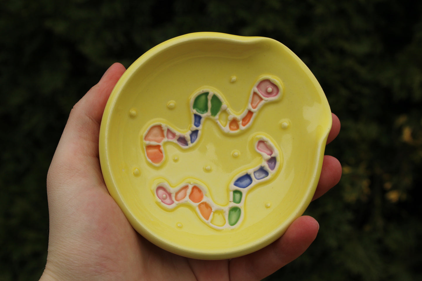 Slip Trailed Spoon Rest 22