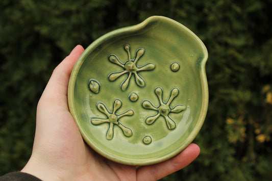 Slip Trailed Spoon Rest 35