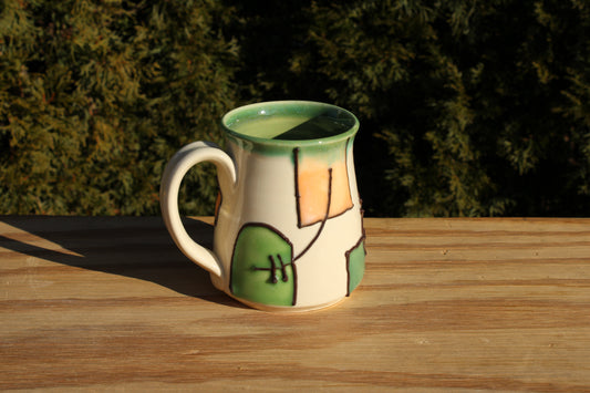 Slip Trailed Mug 108