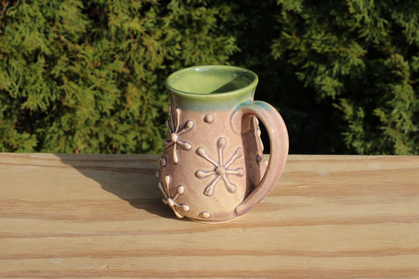 Slip Trailed Mug 123