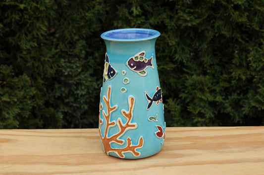 Large "Stained Glass" Vase