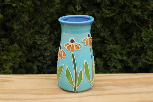 Large "Stained Glass" Vase 2
