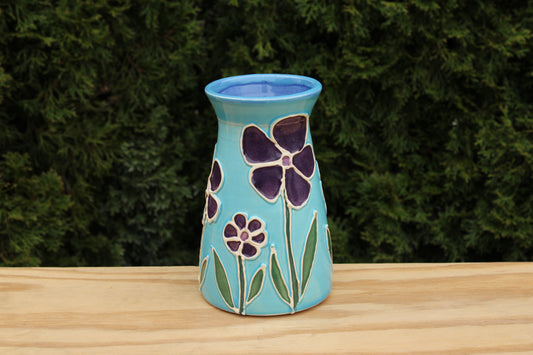 Large "Stained Glass" Vase 4