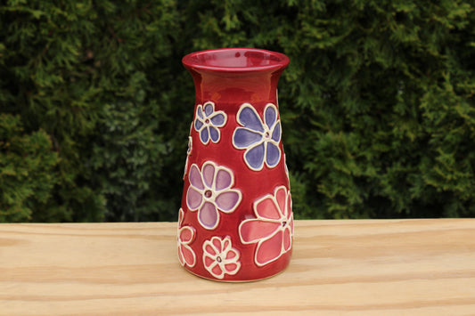 Large "Stained Glass" Vase 6