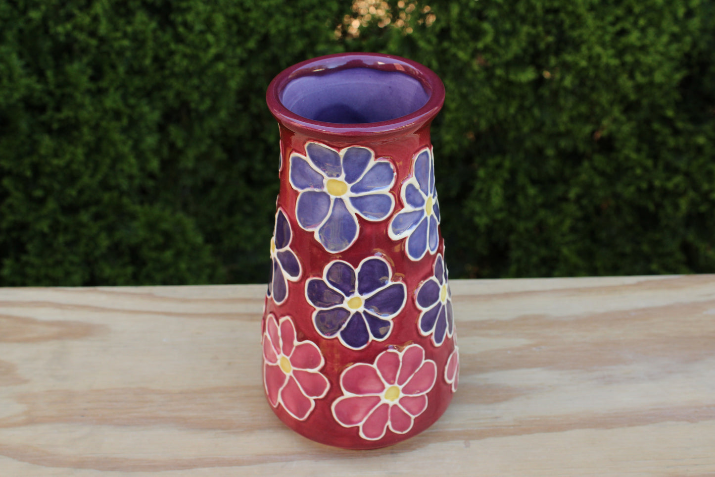 Large "Stained Glass" Vase 7