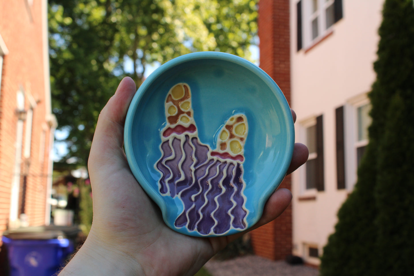 Slip Trailed Spoon Rest 50