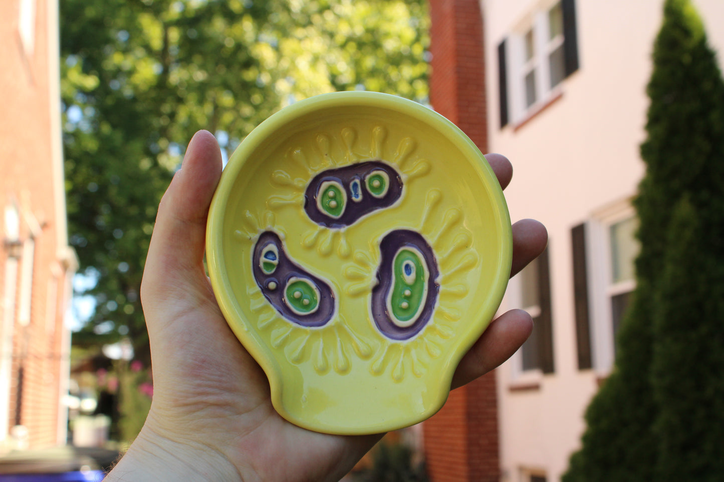 Slip Trailed Spoon Rest 44