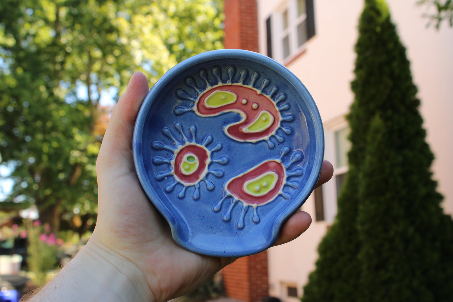 Slip Trailed Spoon Rest 41