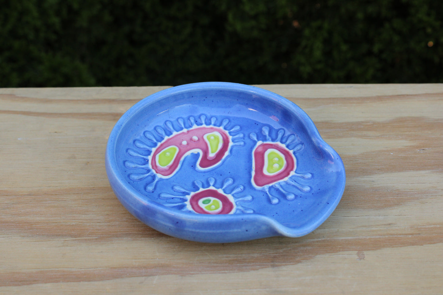 Slip Trailed Spoon Rest 41