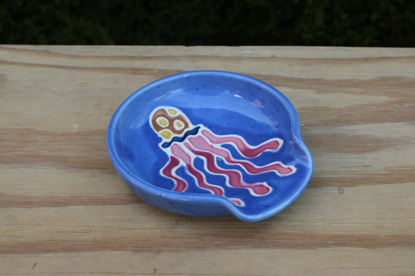 Slip Trailed Spoon Rest 42