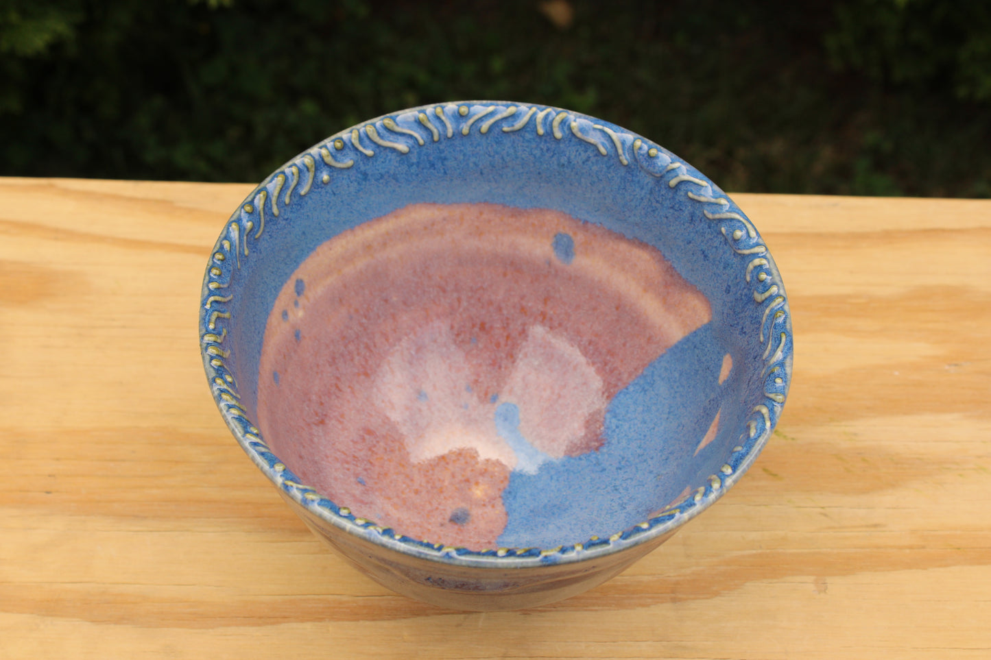 Porcelain Slip Trailed Bowl 38