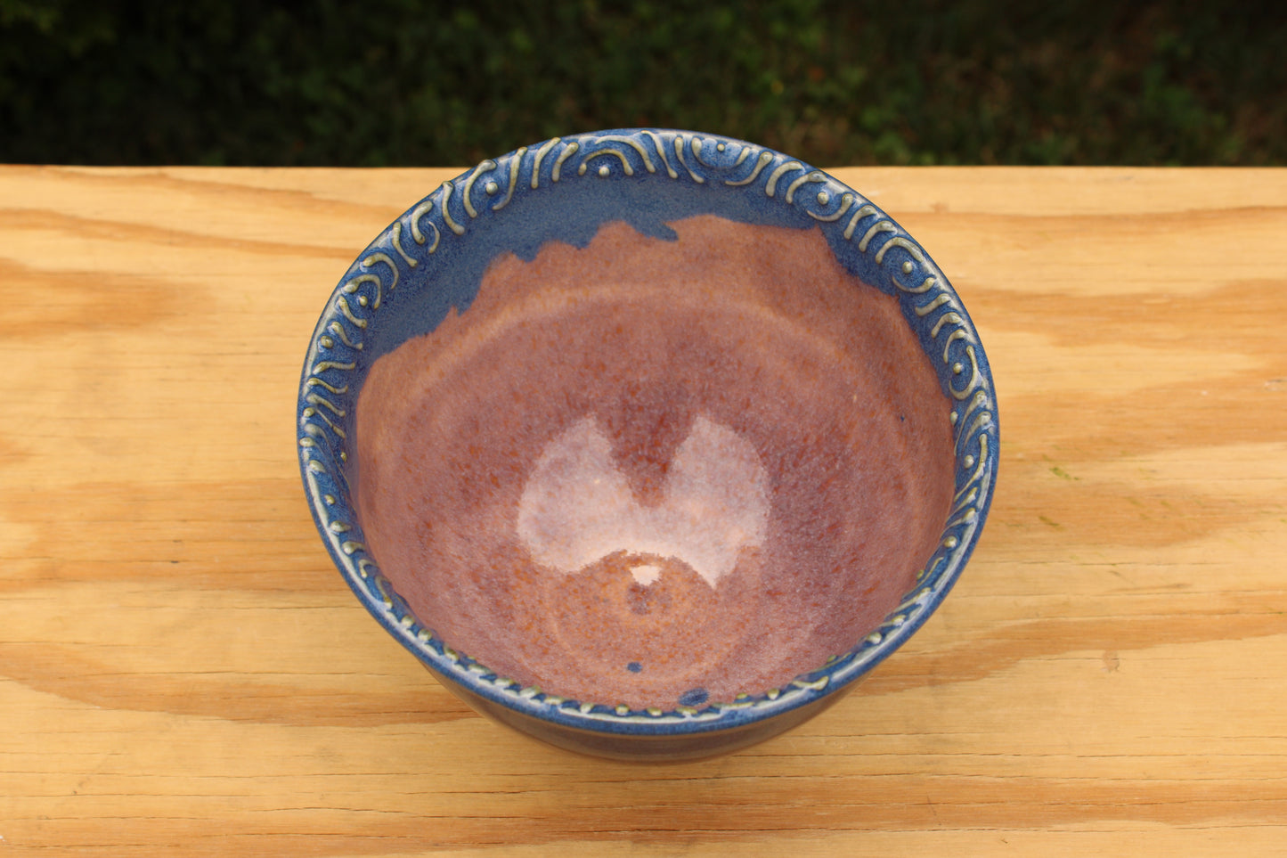 Porcelain Slip Trailed Bowl 27