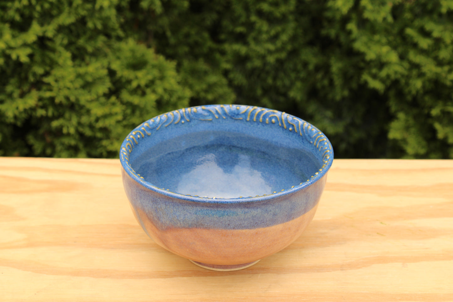 Porcelain Slip Trailed Bowl 28