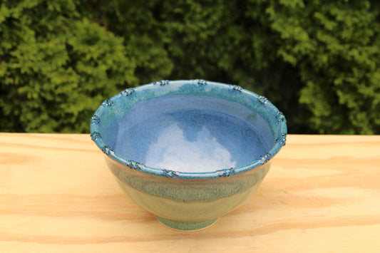 Porcelain Slip Trailed Bowl 22