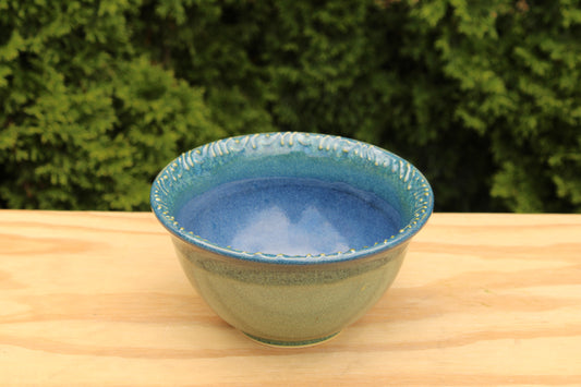 Porcelain Slip Trailed Bowl 24