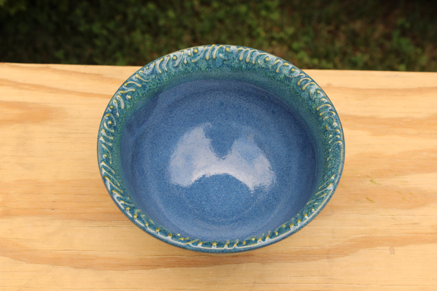 Porcelain Slip Trailed Bowl 24