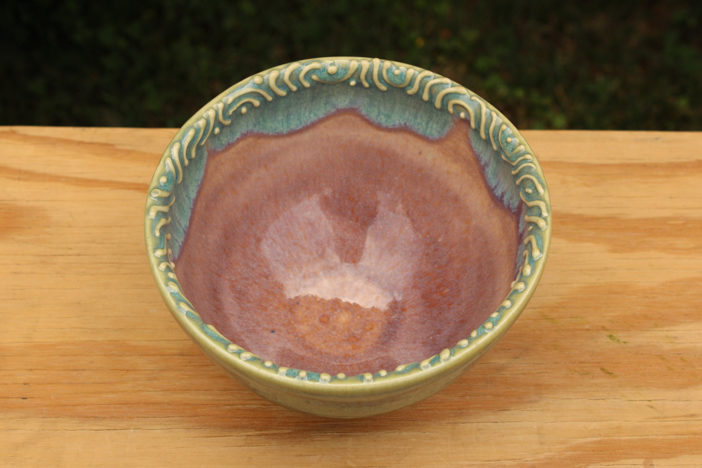Porcelain Slip Trailed Bowl 21