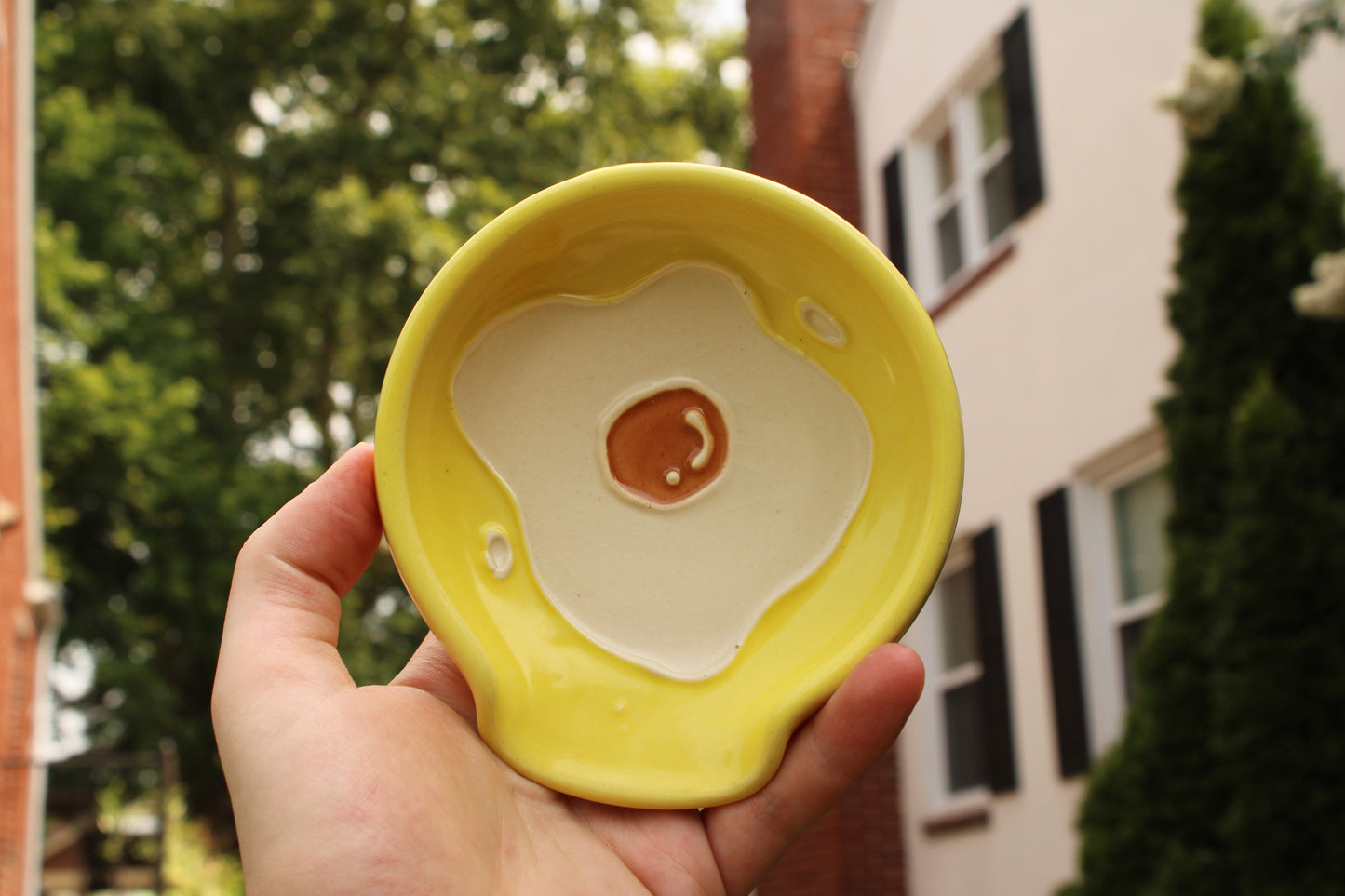Slip Trailed Spoon Rest 52