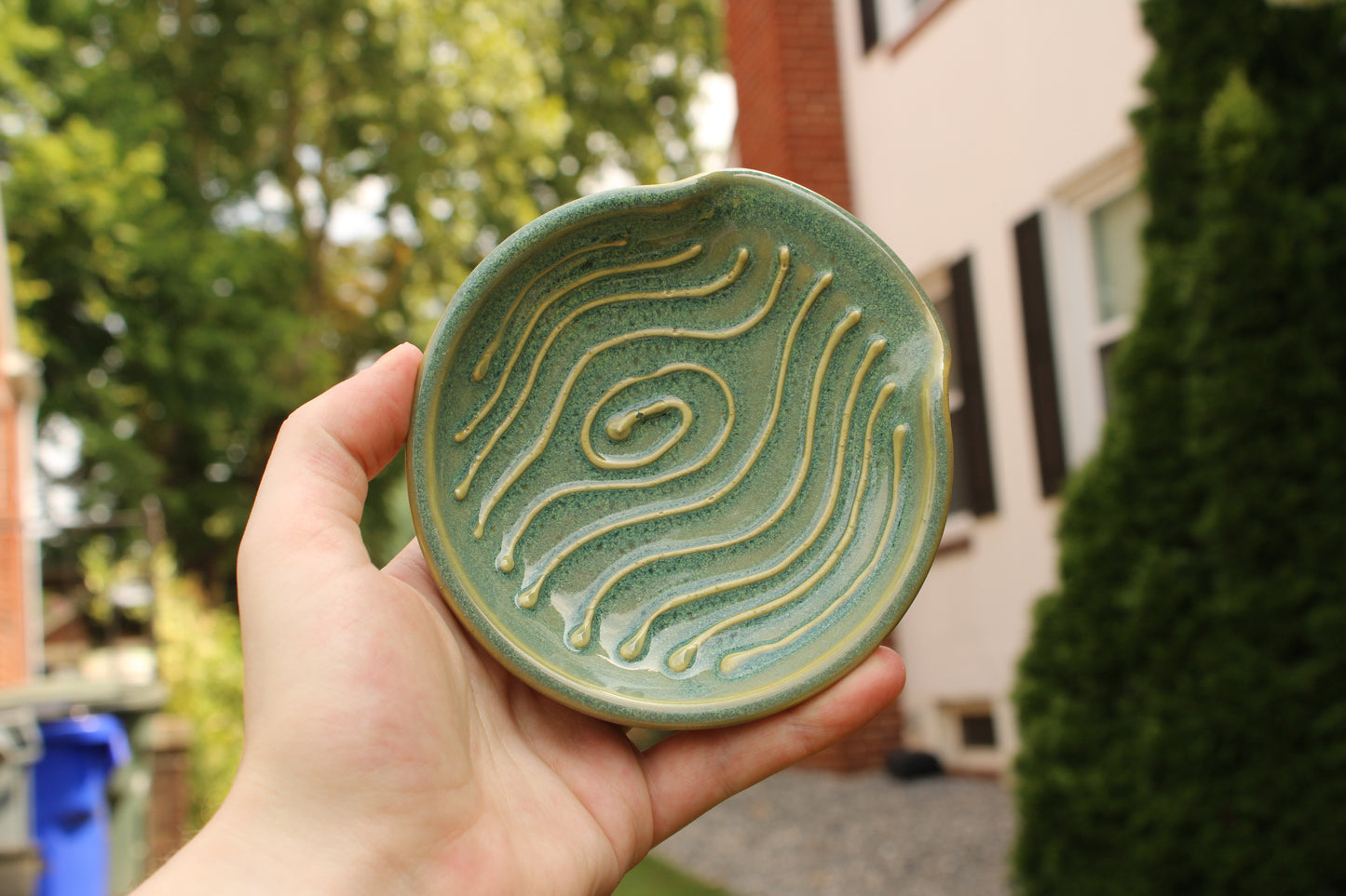 Slip Trailed Spoon Rest 54